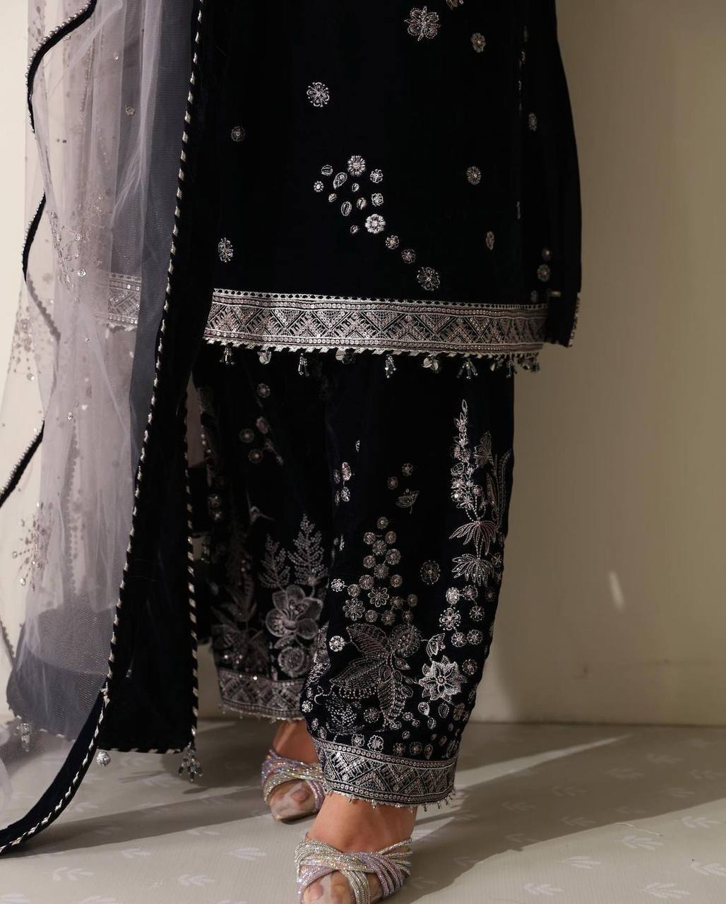 Mohini's Premium Designer Velvet Piece For this Winter